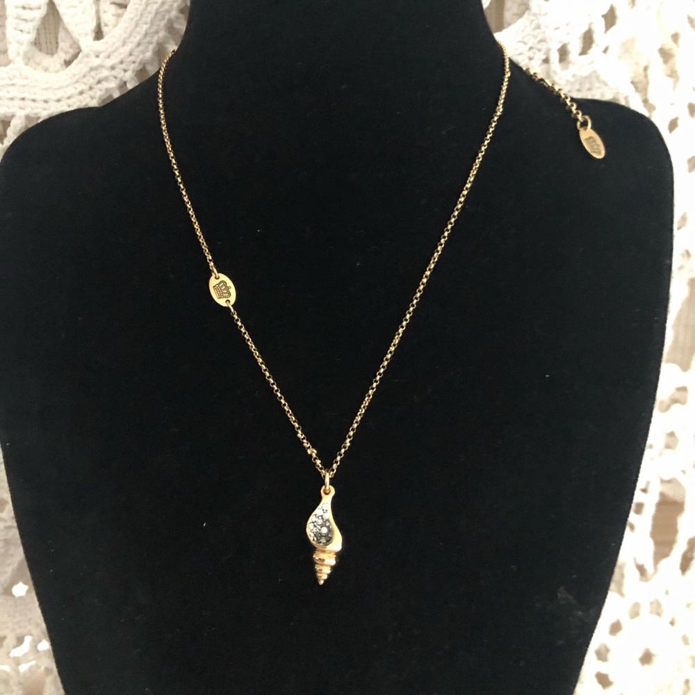 Vintage Juicy Couture HTF Deadstock Shell Adorned With Crystals Inside Shell Nec - Picture 4 of 7